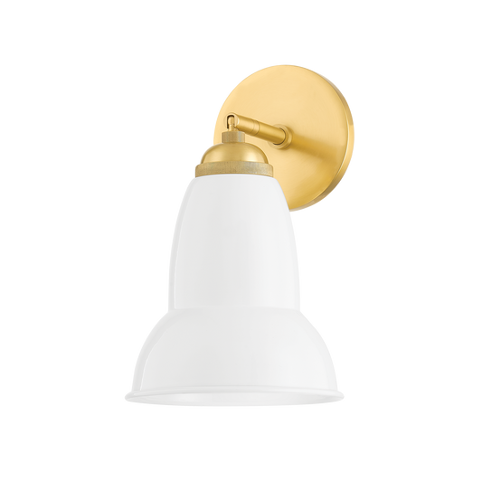 JAMILA Wall Sconce in Aged Brass Finish