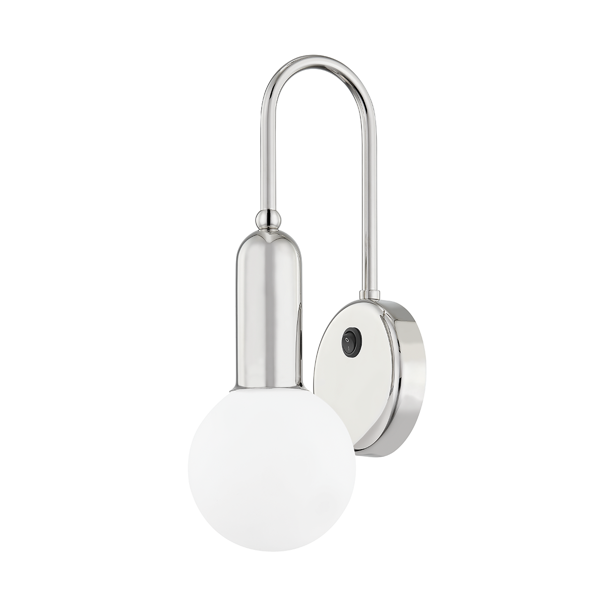 Gabby Wall Sconce in Polished Nickel Finish