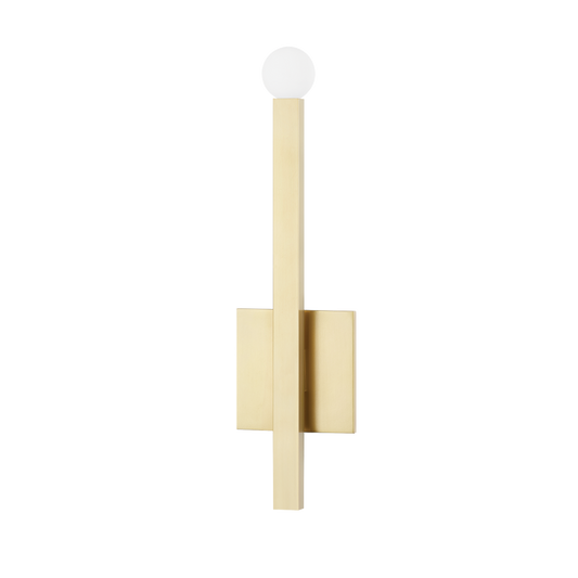 Dona Wall Sconce in Aged Brass Finish