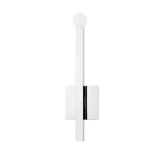 Dona Wall Sconce in Polished Nickel Finish