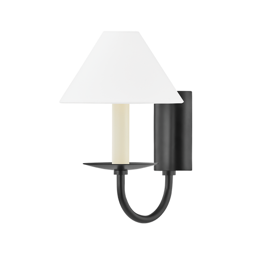 Lenore Wall Sconce in Soft Black Finish