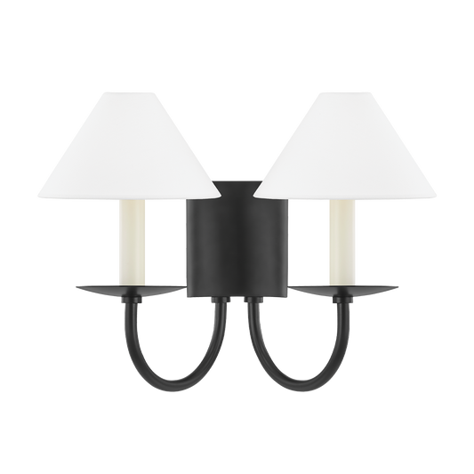 Lenore Wall Sconce in Soft Black Finish