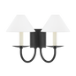 Lenore Wall Sconce in Soft Black Finish