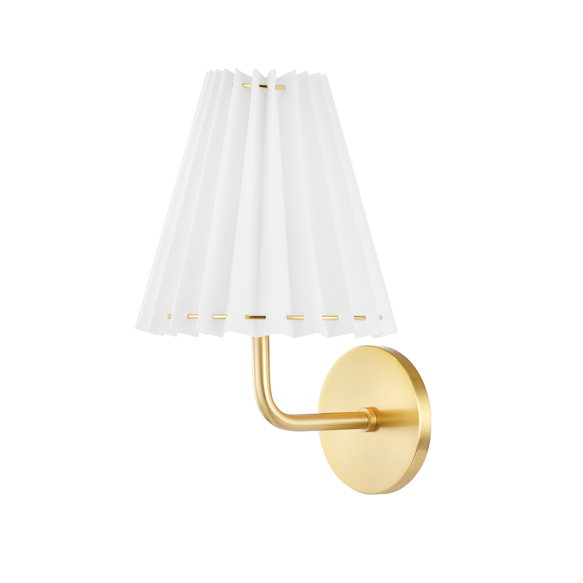 Demi Wall Sconce in Aged Brass Finish