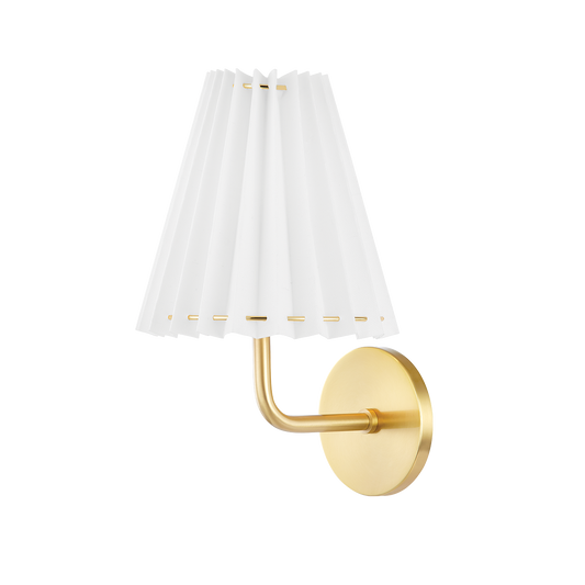 Demi Wall Sconce in Aged Brass Finish