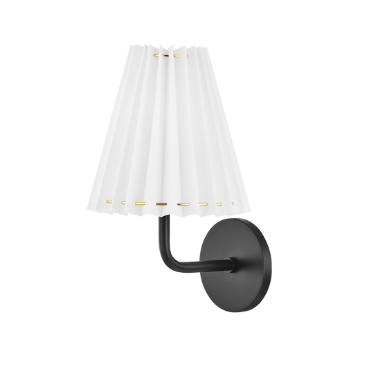 Demi Wall Sconce in Soft Black Finish