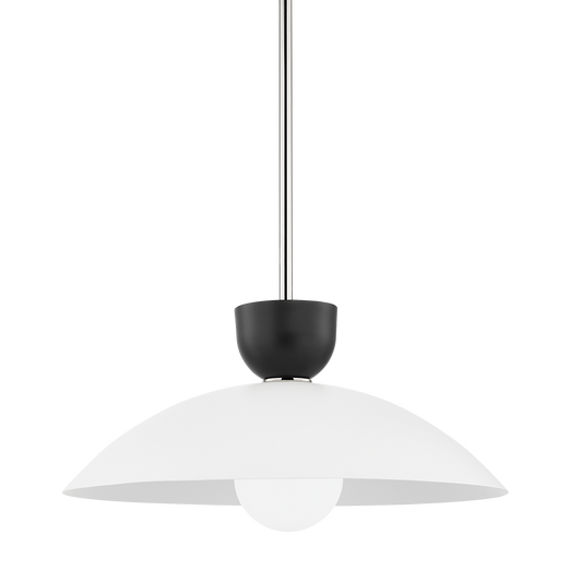 Whitley Pendant in Polished Nickel Finish