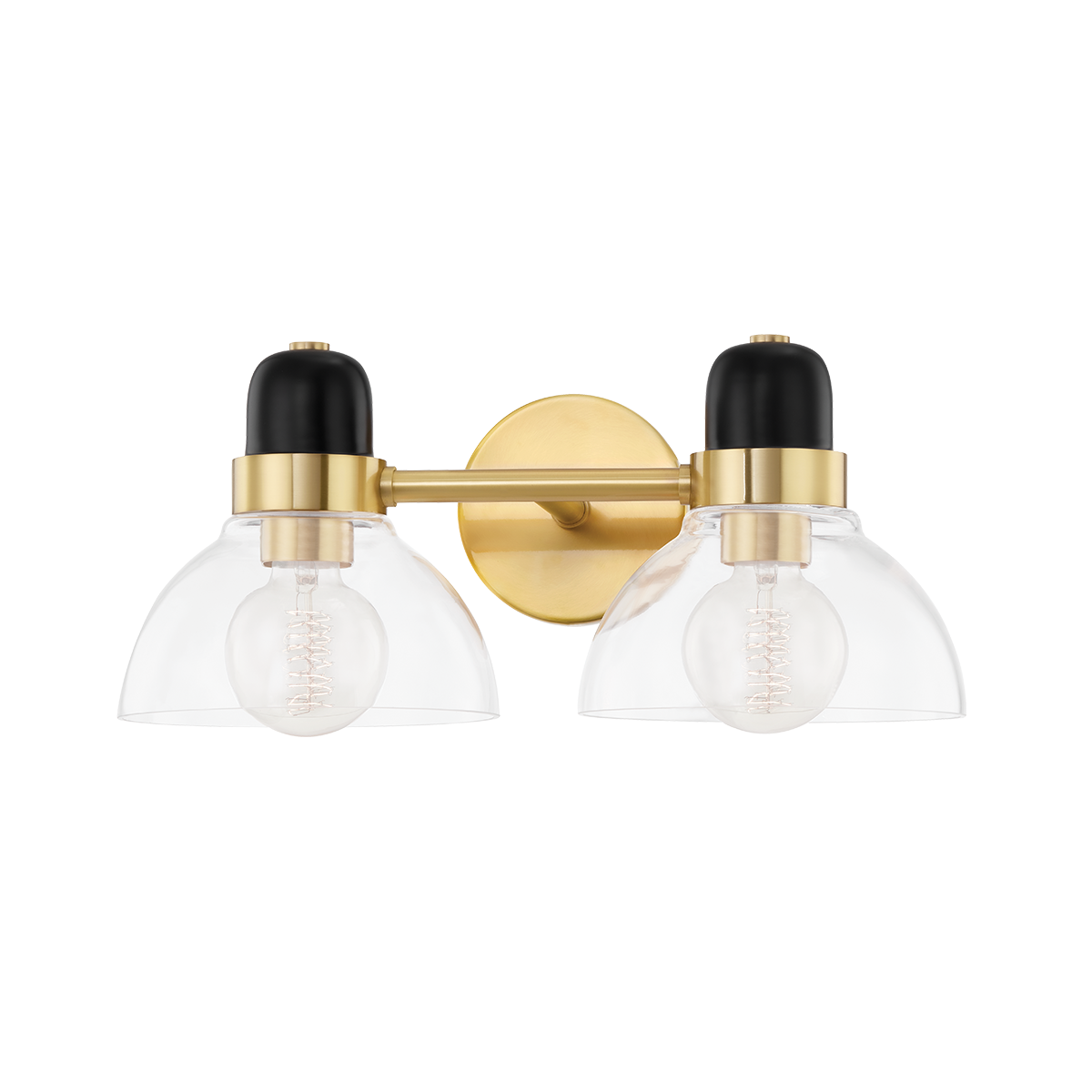 Camile Bath and Vanity in Aged Brass Finish
