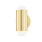 Kira Wall Sconce in Aged Brass Finish