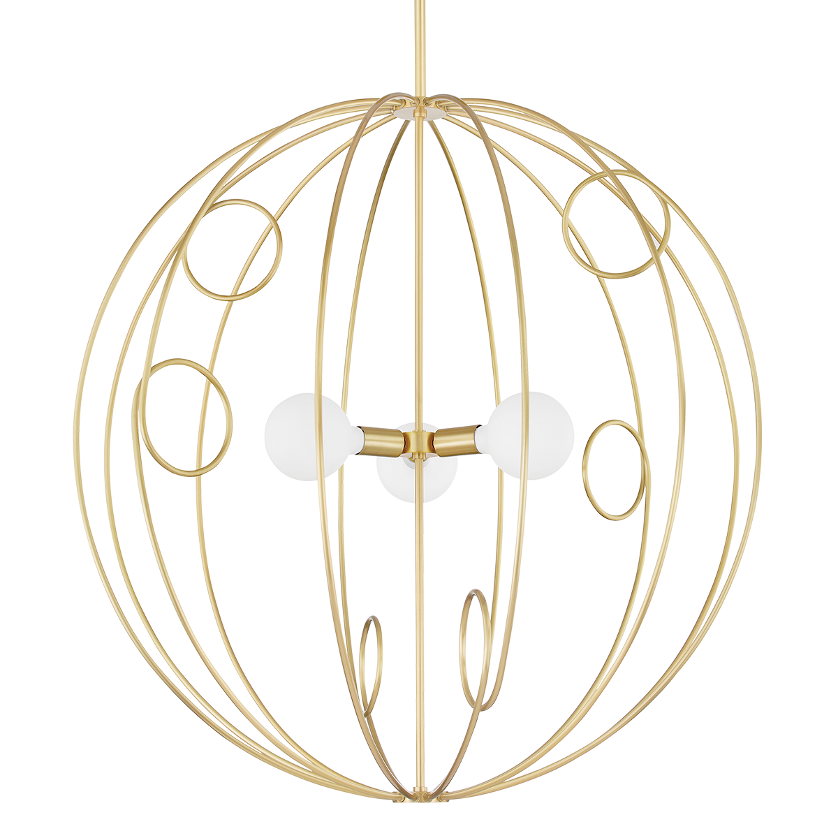Alanis Pendant in Aged Brass Finish