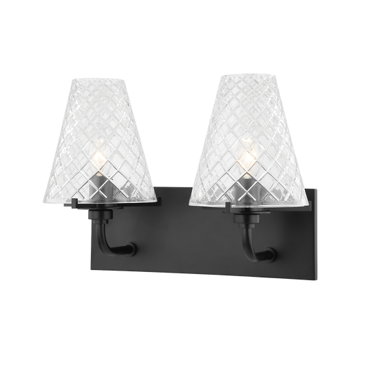 Irene Bath and Vanity in Soft Black Finish