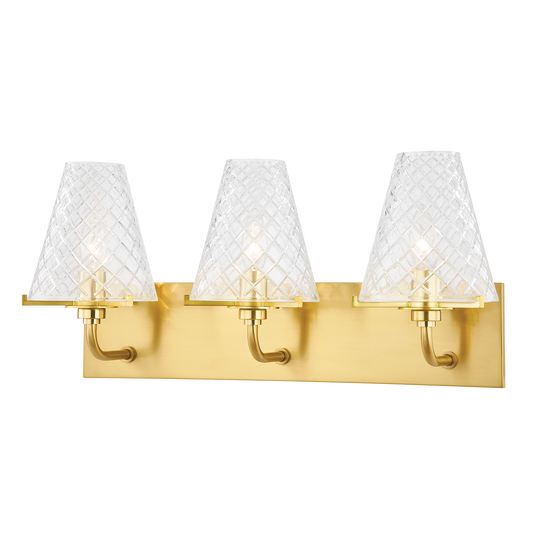 Irene Bath and Vanity in Aged Brass Finish