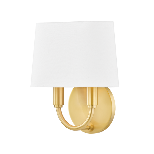 Clair Wall Sconce in Aged Brass Finish