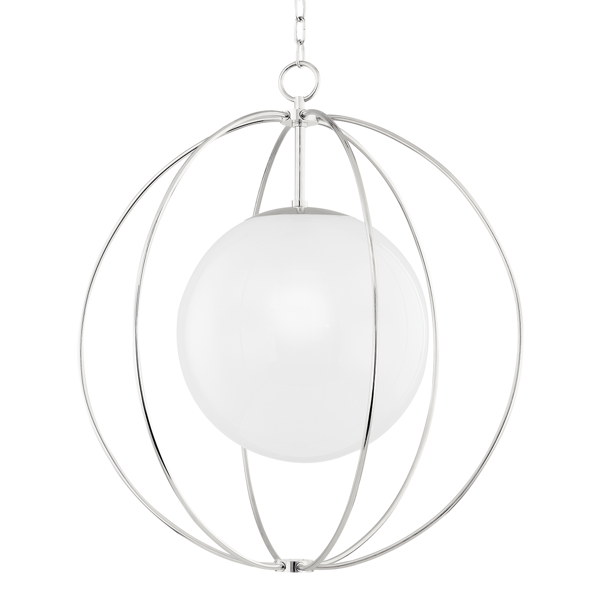 Lyla Pendant in Polished Nickel Finish