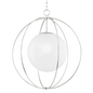 Lyla Pendant in Polished Nickel Finish