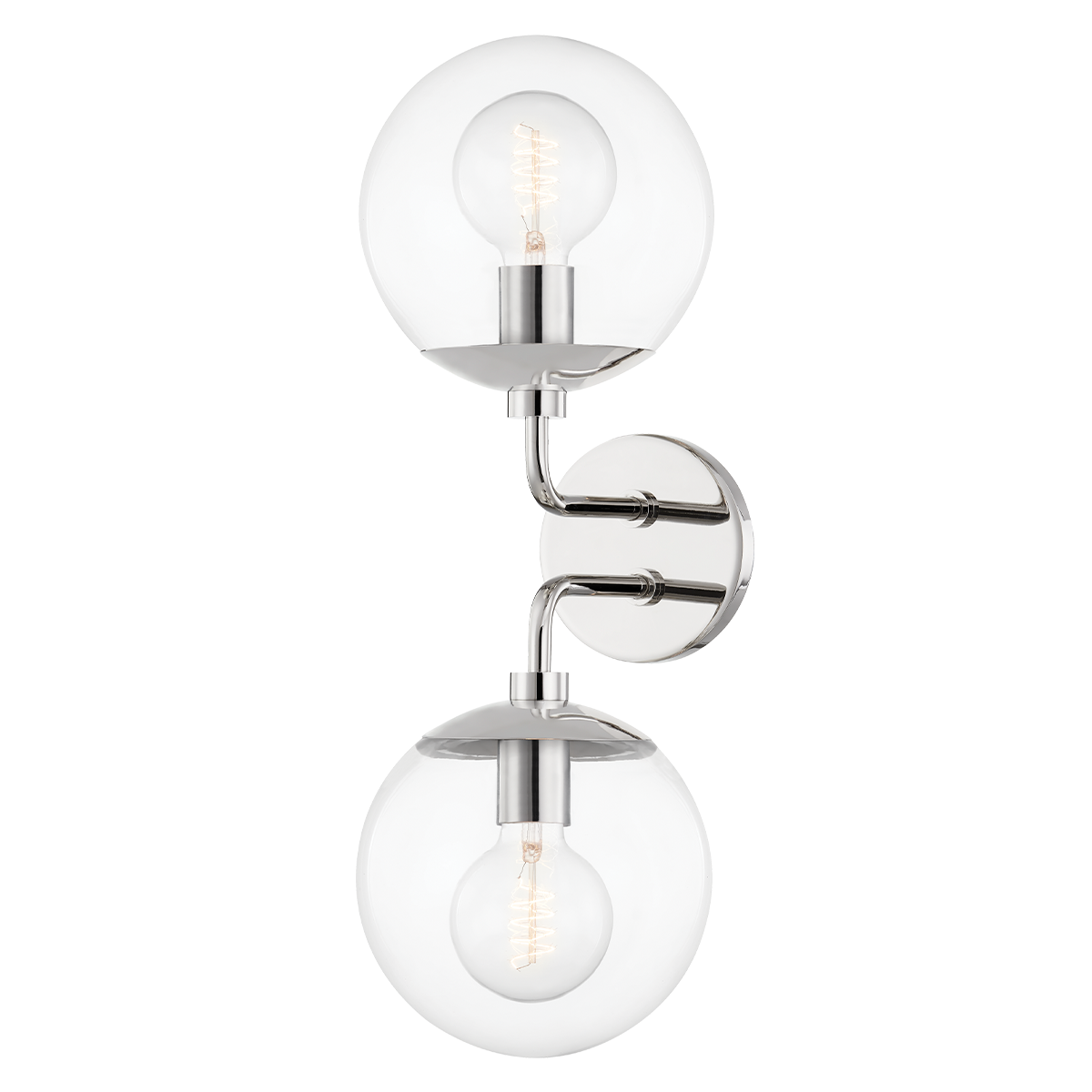Meadow Wall Sconce in Polished Nickel Finish
