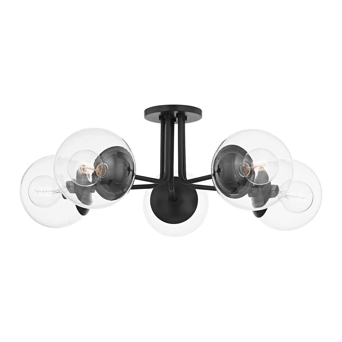 Meadow Semi Flush in Old Bronze Finish