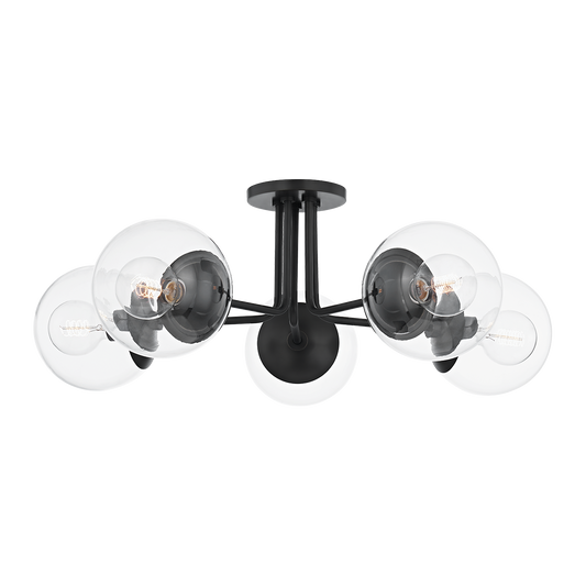 Meadow Semi Flush in Old Bronze Finish