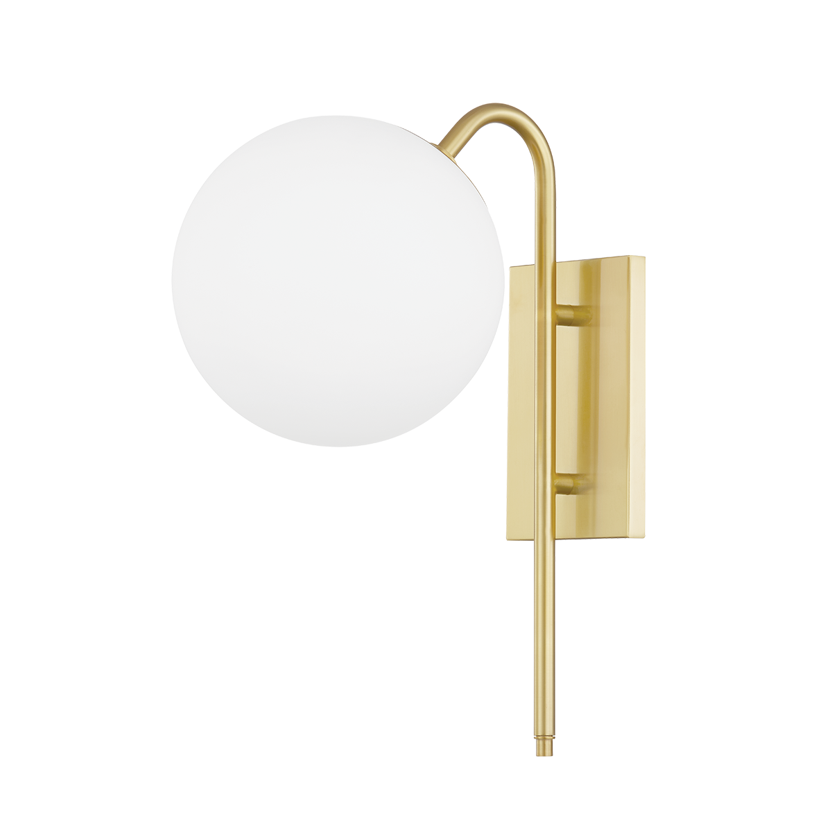 Ingrid Wall Sconce in Aged Brass Finish