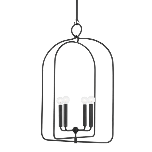 Mallory Pendant in Aged Iron Finish