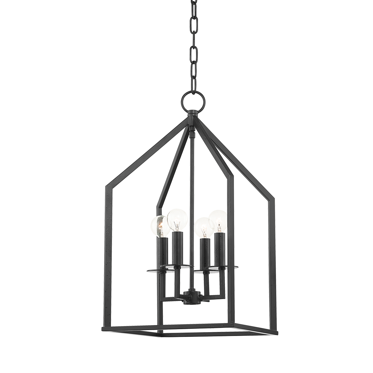 Lena Pendant in Aged Iron Finish