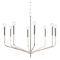 Bailey Chandelier in Polished Nickel Finish