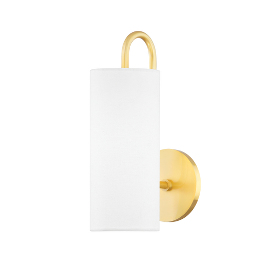 Freda Wall Sconce in Aged Brass Finish