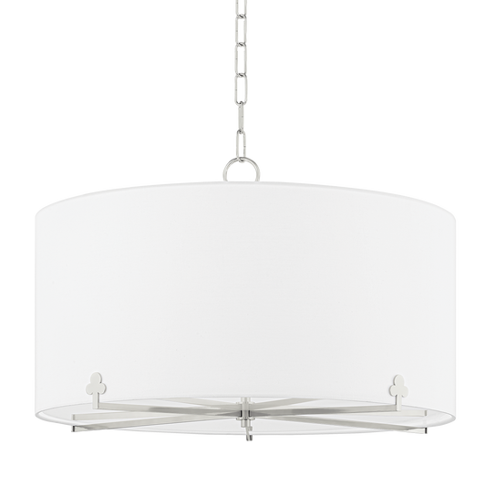 Darlene Chandelier in Polished Nickel Finish