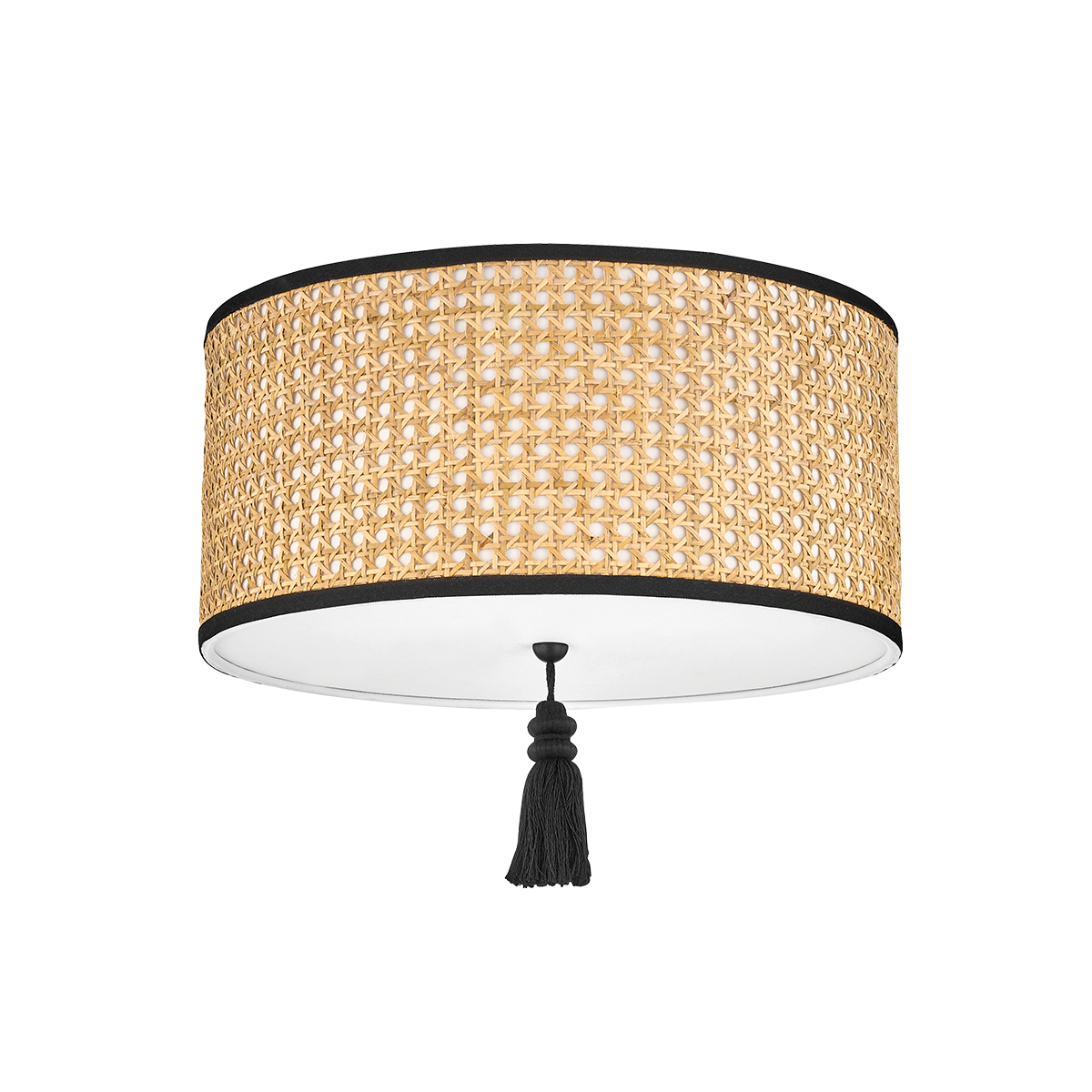 Dolores Flush Mount in Soft Black Finish