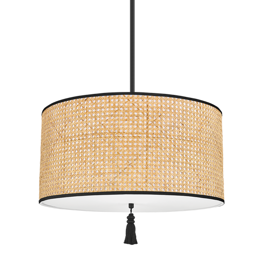 Dolores Pendant in Soft Black Finish