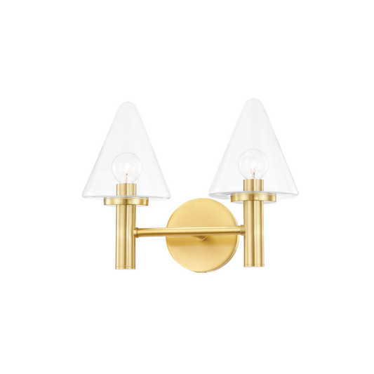 Connie Bath and Vanity in Aged Brass Finish