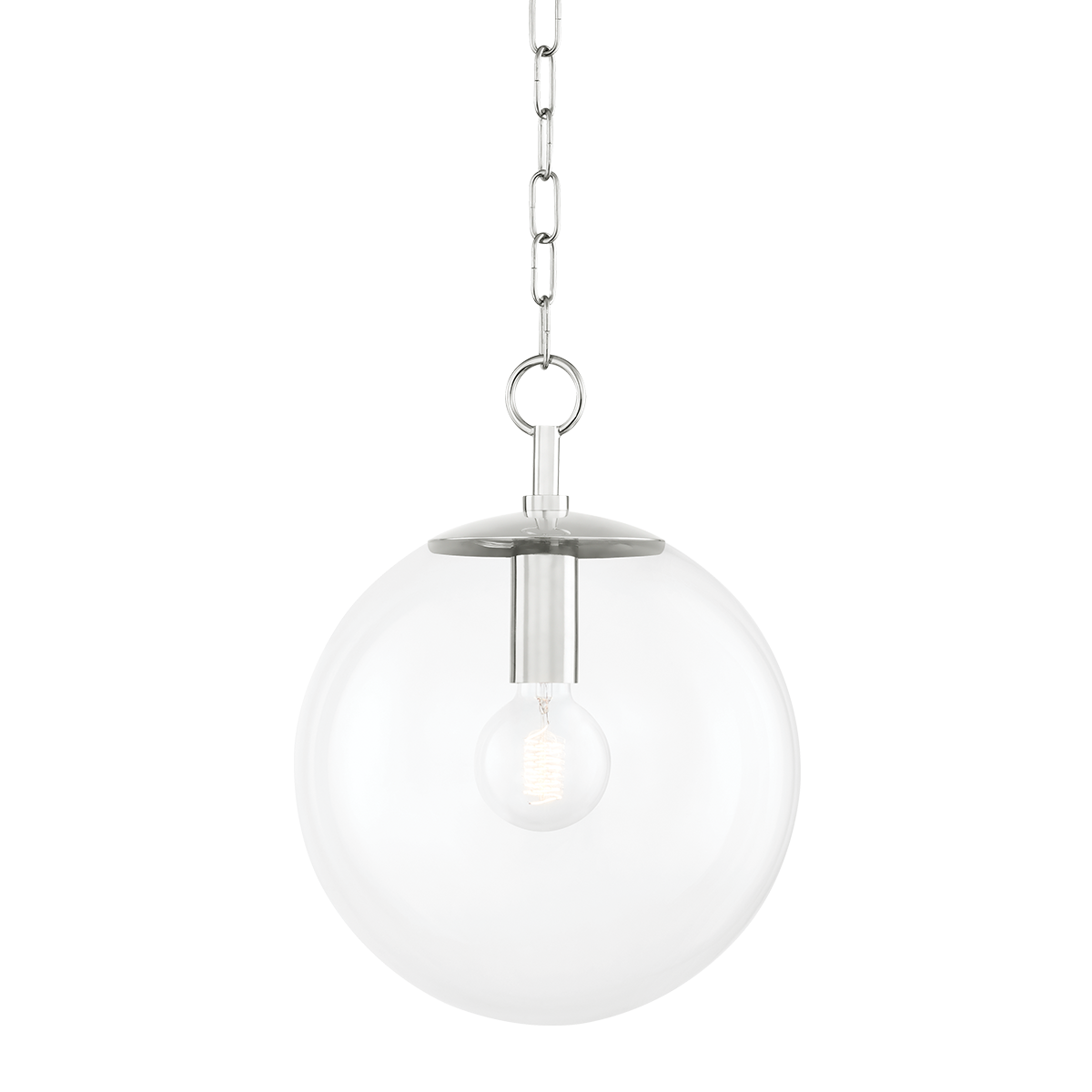 Juliana Pendant in Polished Nickel Finish