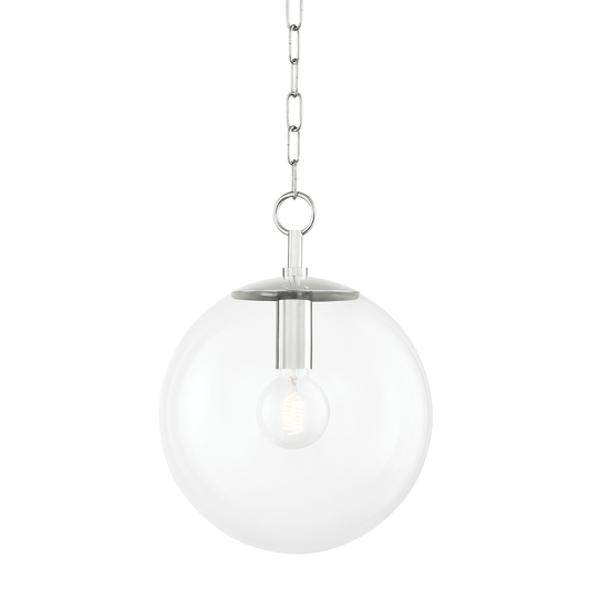 Juliana Pendant in Polished Nickel Finish
