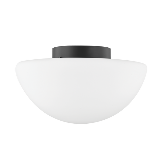 Andrea Flush Mount in Soft Black Finish