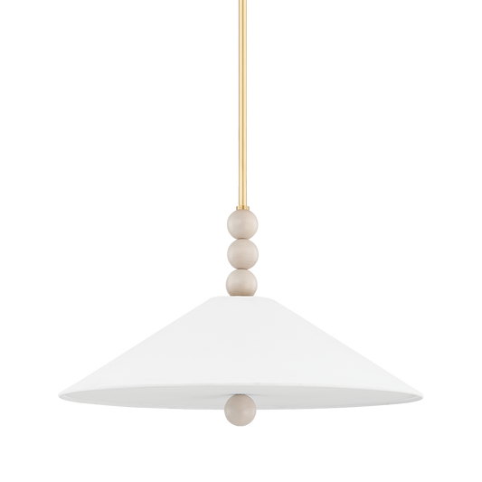 Alexis Pendant in Aged Brass Finish