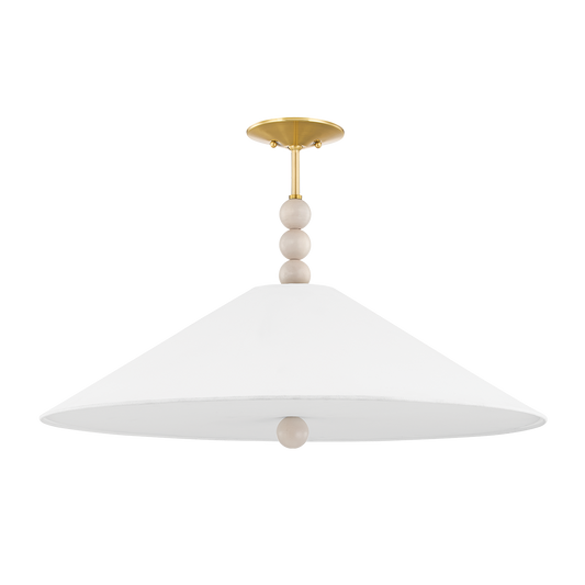 Alexis Pendant in Aged Brass Finish