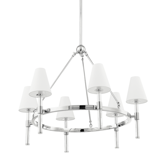 Janelle Chandelier in Polished Nickel Finish