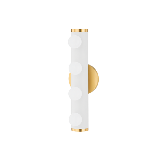 Penny Bath and Vanity in Aged Brass Finish