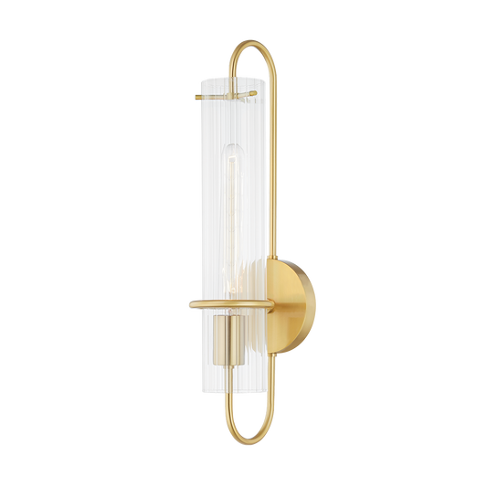 Beck Wall Sconce in Aged Brass Finish