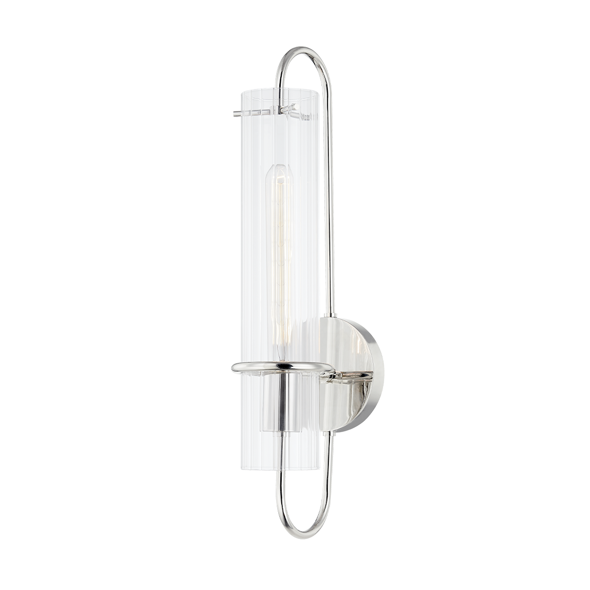 Beck Wall Sconce in Polished Nickel Finish