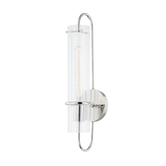 Beck Wall Sconce in Polished Nickel Finish