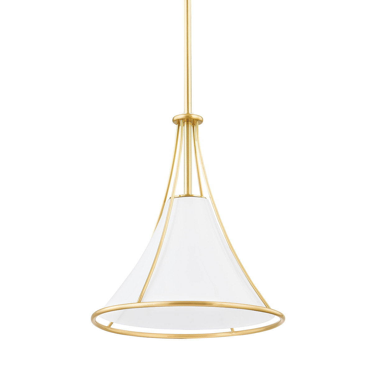 Madelyn Pendant in Aged Brass Finish