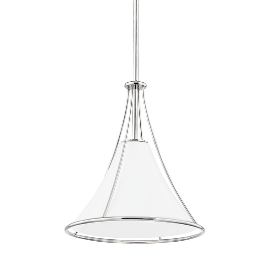 Madelyn Pendant in Polished Nickel Finish