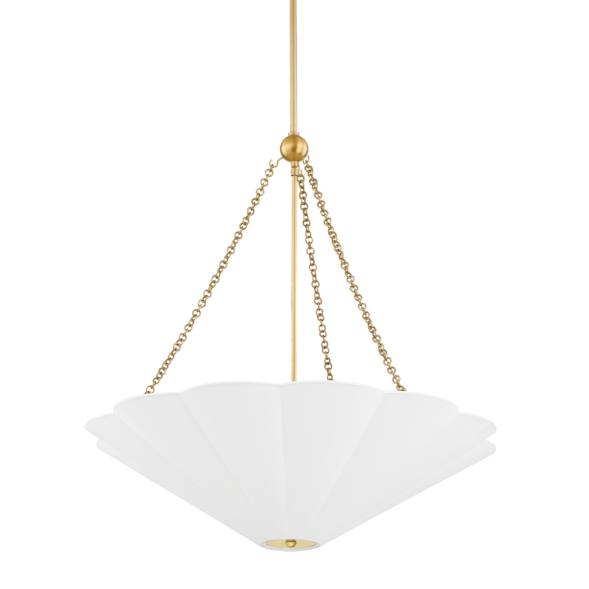 Alana Pendant in Aged Brass Finish