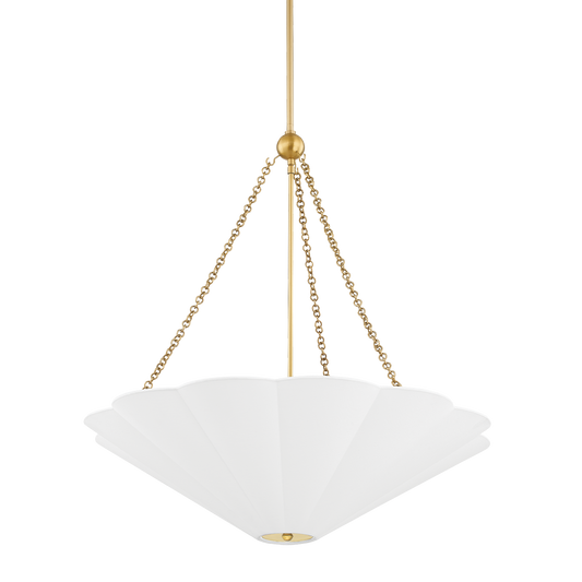 Alana Pendant in Aged Brass Finish