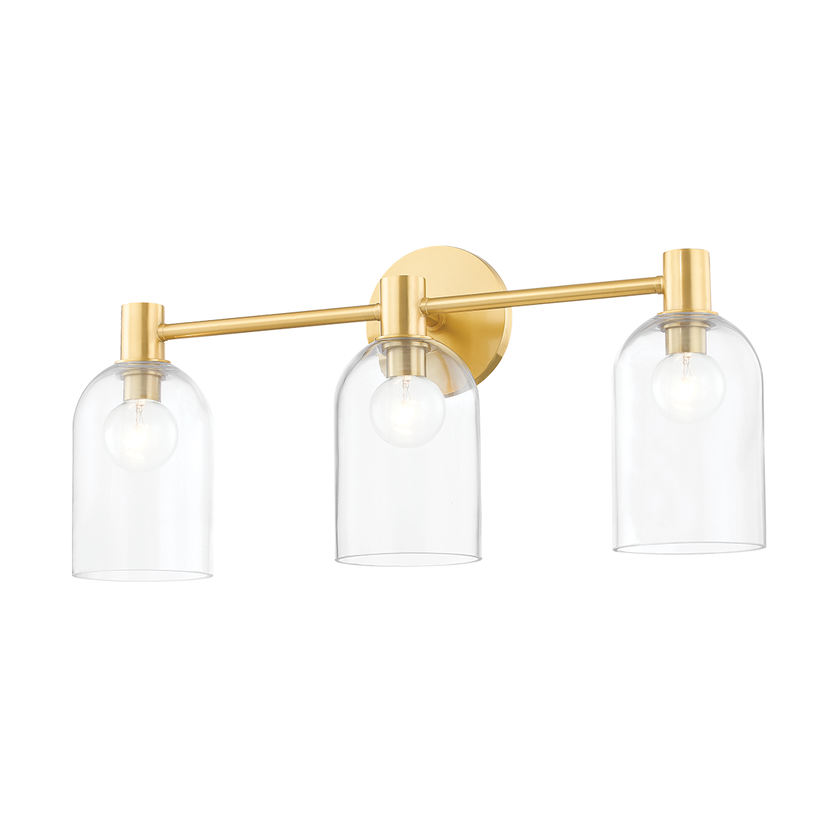 Paisley Bath and Vanity in Aged Brass Finish