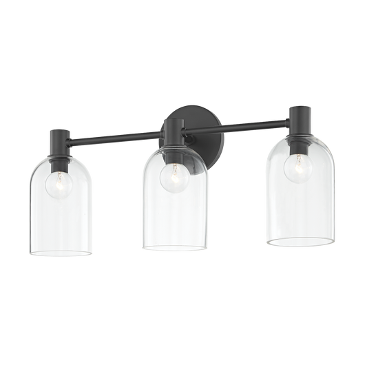 Paisley Bath and Vanity in Soft Black Finish