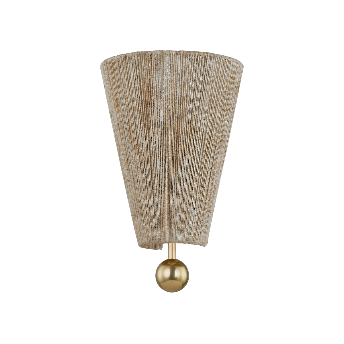 SONG Wall Sconce in AGED BRASS Finish