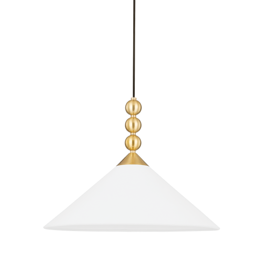 Sang Pendant in Aged Brass Finish