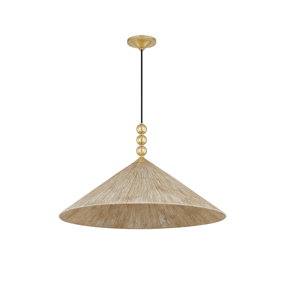 SONG Pendant in AGED BRASS Finish